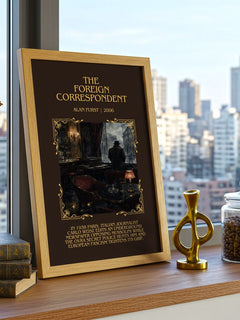 The Foreign Correspondent Minimalist Book Poster by Alan Furst – image 3