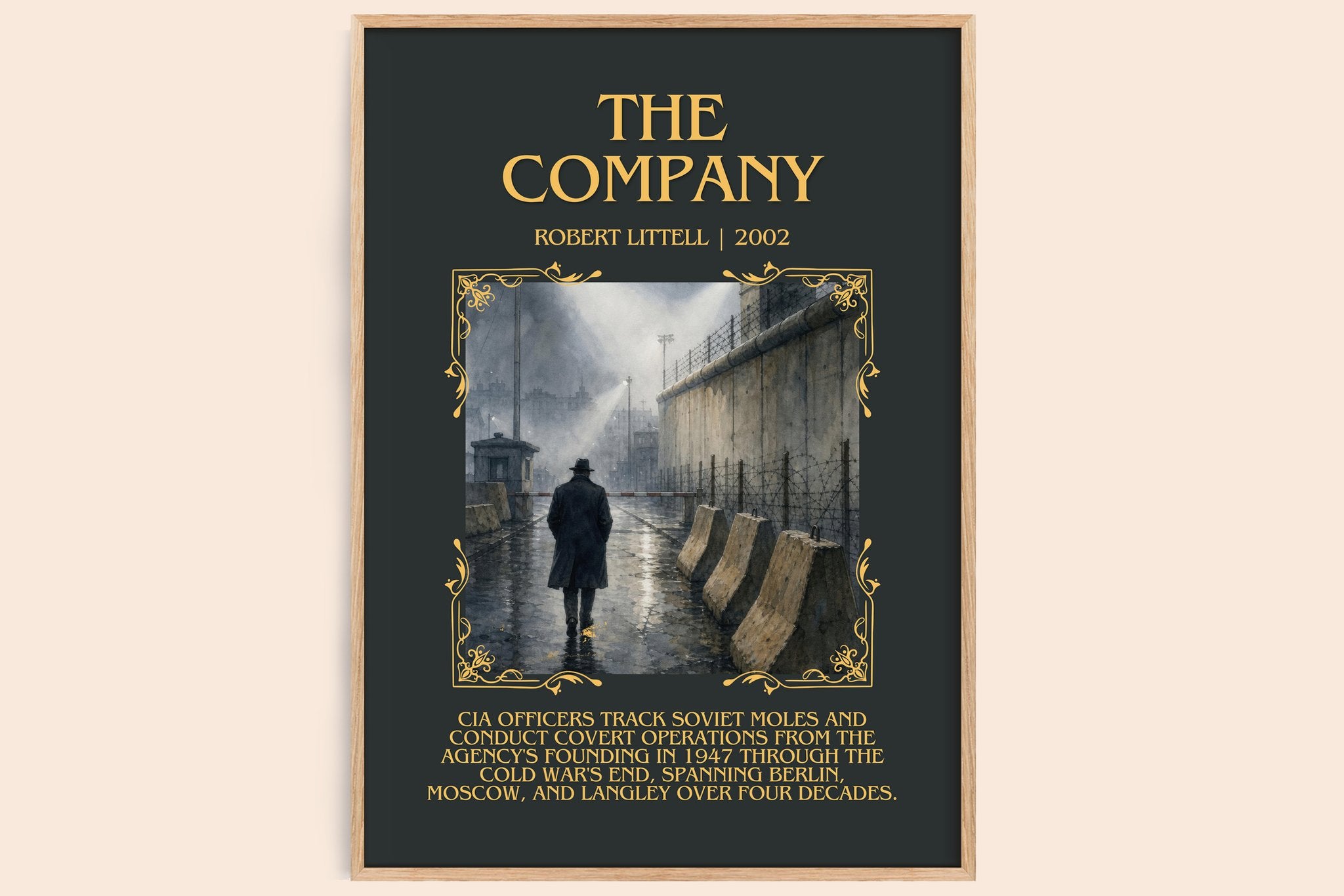 The Company Minimalist Book Poster by Robert Littell