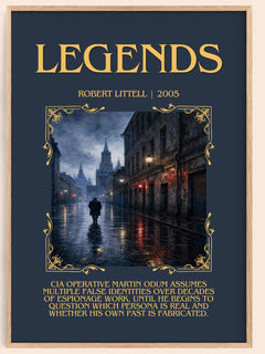 Legends Minimalist Book Poster by Robert Littell – image 1