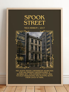 Spook Street Minimalist Book Poster by Mick Herron – image 2