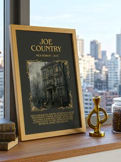 Joe Country Minimalist Book Poster by Mick Herron – image 3