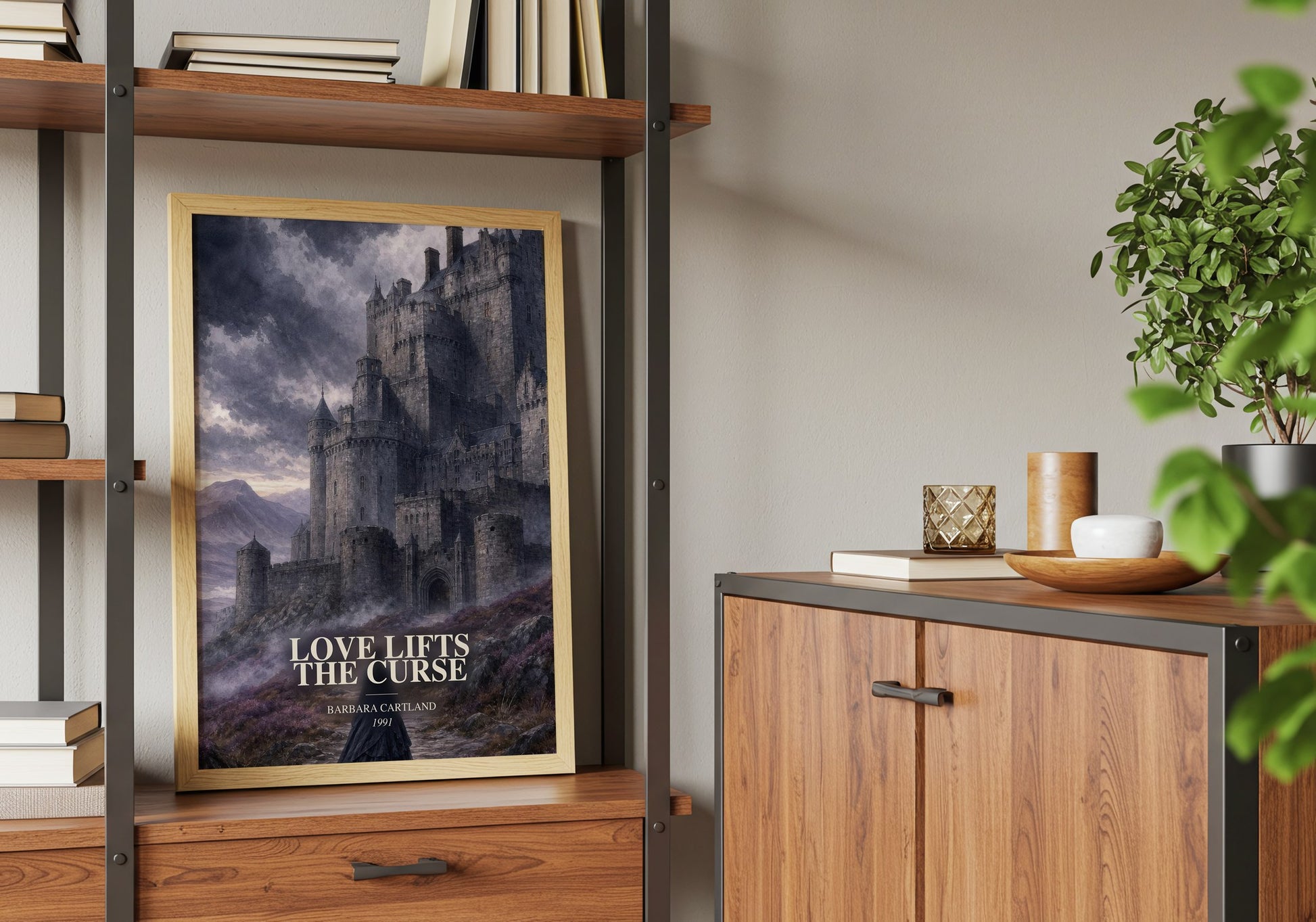 Love Lifts The Curse book watercolour illustration paper finish options – matte satin gloss