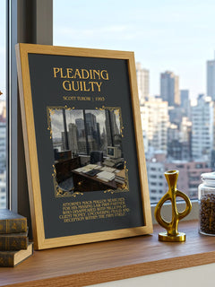 Pleading Guilty Minimalist Book Poster by Scott Turow – image 3