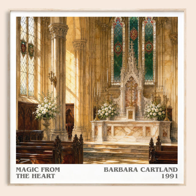 Magic From The Heart Literary Art Print by Barbara Cartland