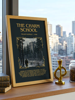 The Charm School Minimalist Book Poster by Nelson DeMille – image 3