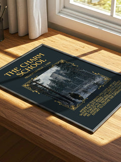 The Charm School Minimalist Book Poster by Nelson DeMille – image 4