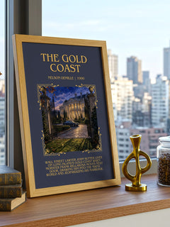 The Gold Coast Minimalist Book Poster by Nelson DeMille – image 3