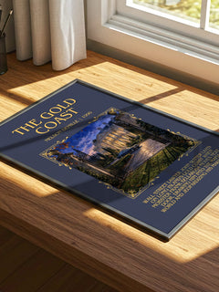 The Gold Coast Minimalist Book Poster by Nelson DeMille – image 4