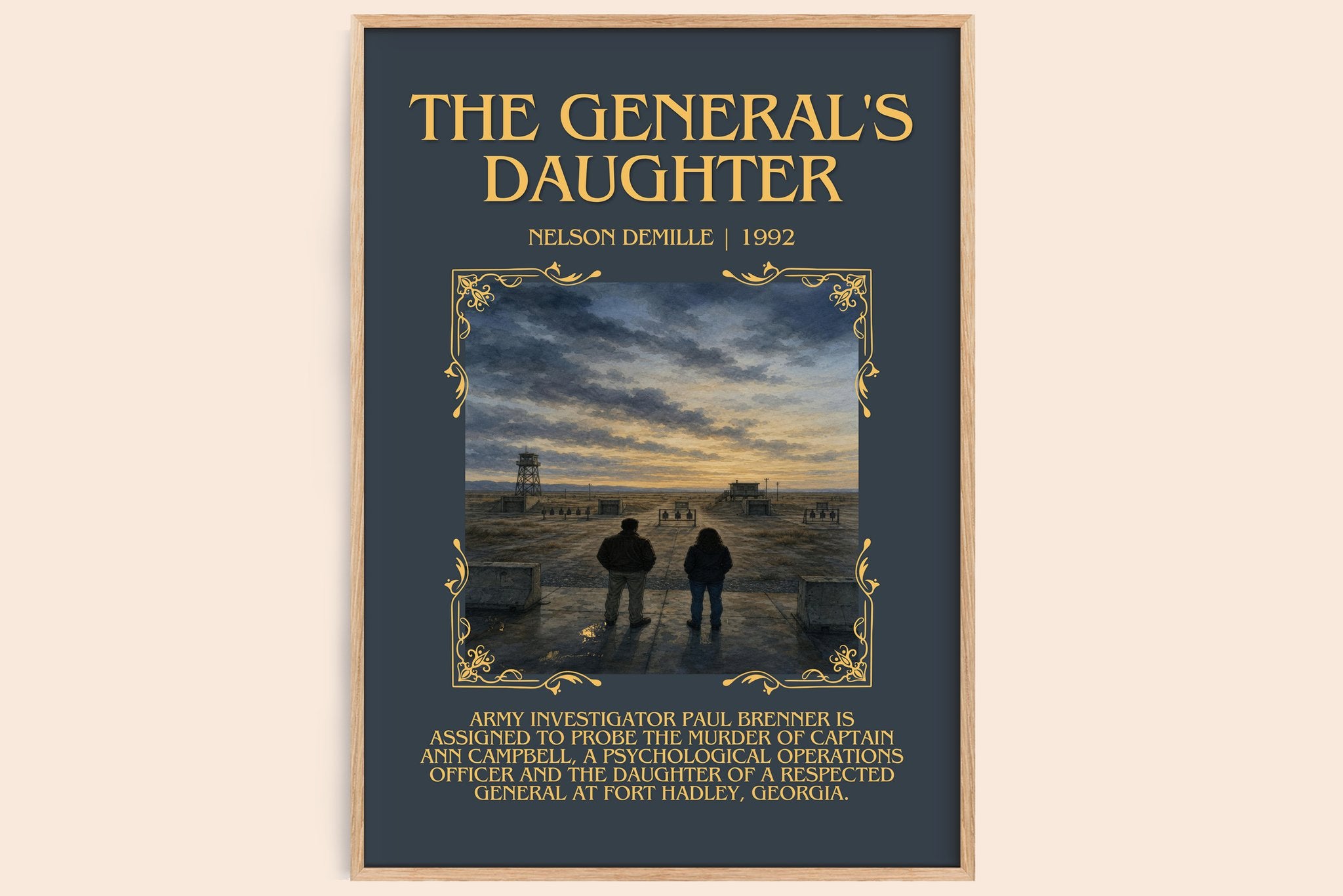The General's Daughter Minimalist Book Poster by Nelson DeMille