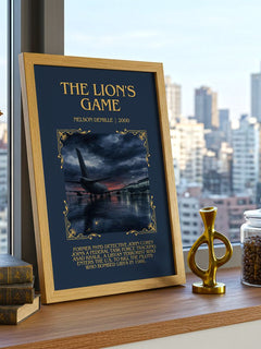The Lion's Game Minimalist Book Poster by Nelson DeMille – image 3