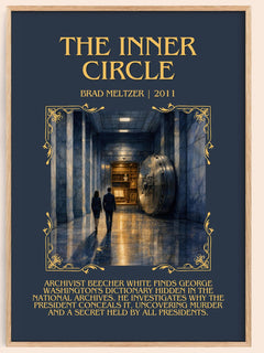 The Inner Circle Minimalist Book Poster by Brad Meltzer – image 1