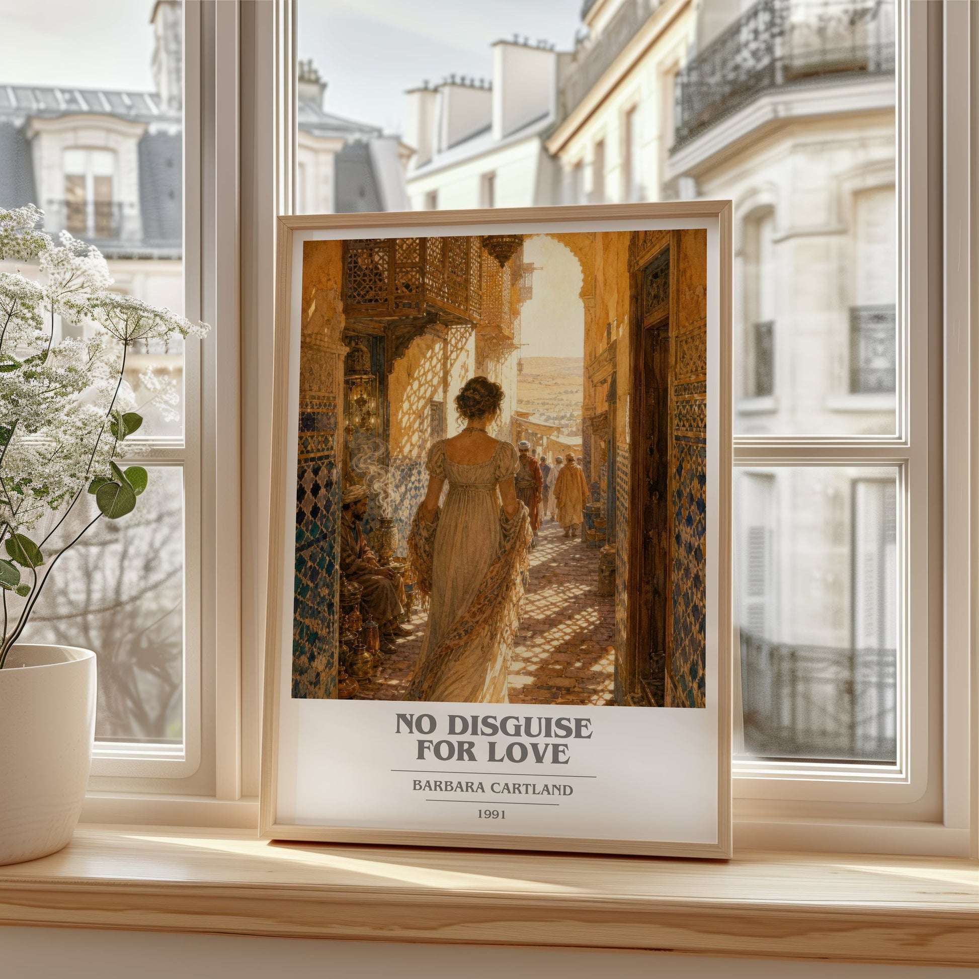 No Disguise For Love book cover poster colour and style options – Barbara Cartland book art