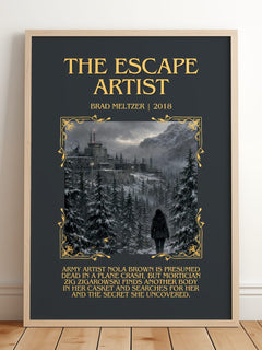 The Escape Artist Minimalist Book Poster by Brad Meltzer – image 2