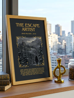 The Escape Artist Minimalist Book Poster by Brad Meltzer – image 3