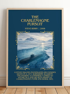 The Charlemagne Pursuit Minimalist Book Poster by Steve Berry – image 2