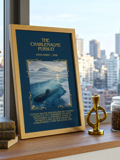 The Charlemagne Pursuit Minimalist Book Poster by Steve Berry – image 3