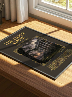 The Quiet Game Minimalist Book Poster by Greg Iles – image 4