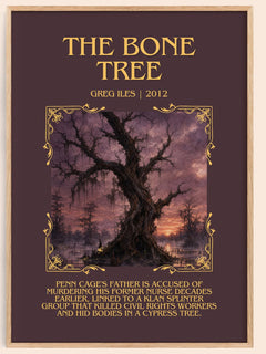 The Bone Tree Minimalist Book Poster by Greg Iles – image 1