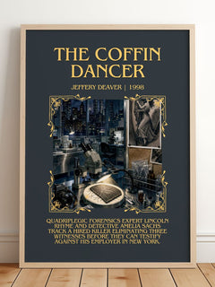 The Coffin Dancer Minimalist Book Poster by Jeffery Deaver – image 2
