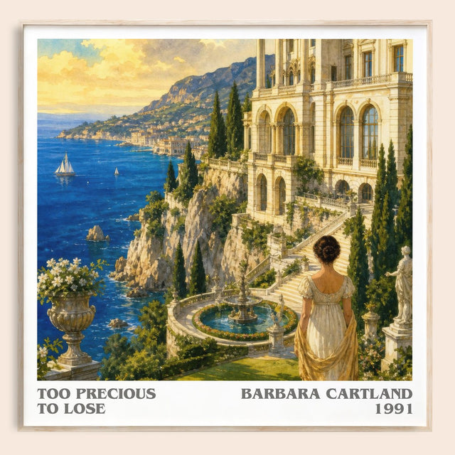 Too Precious To Lose Literary Art Print by Barbara Cartland