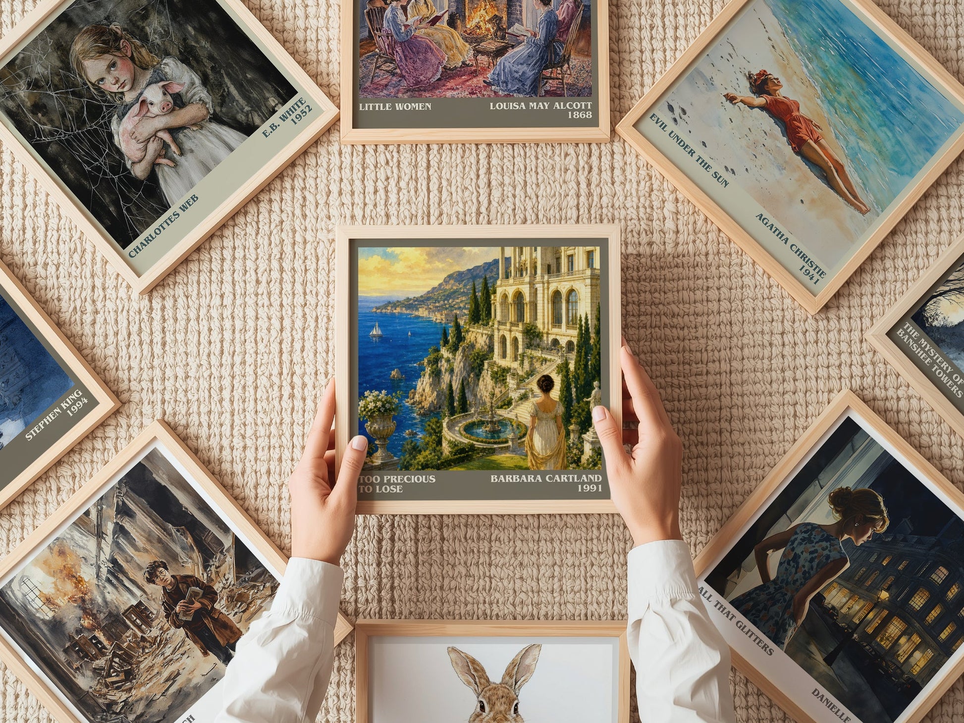 Too Precious To Lose literary book poster framed on wall – romance wall art