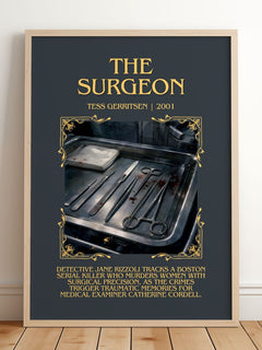 The Surgeon Minimalist Book Poster by Tess Gerritsen – image 2