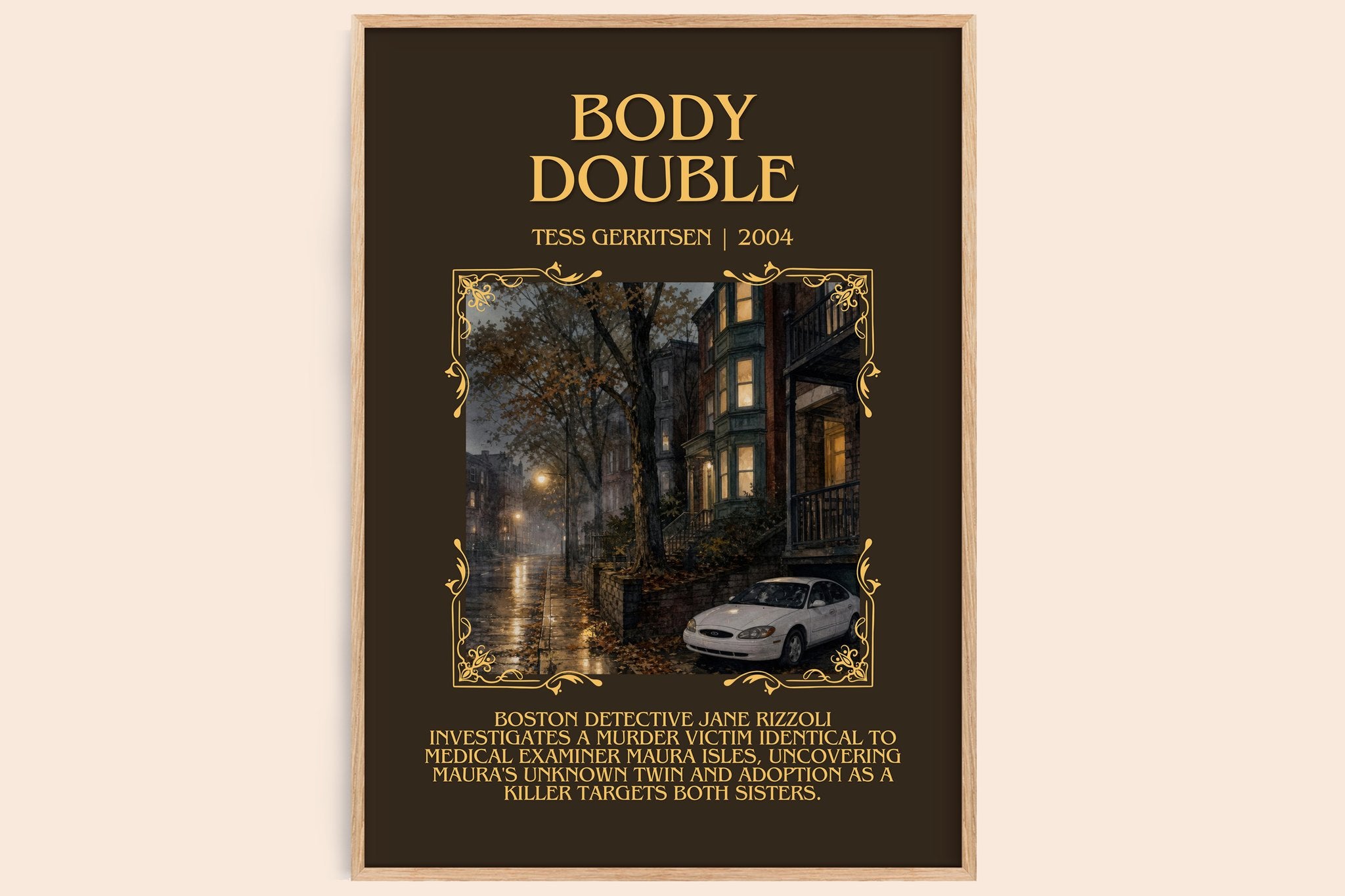 Body Double Minimalist Book Poster by Tess Gerritsen