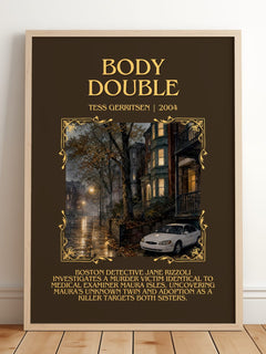 Body Double Minimalist Book Poster by Tess Gerritsen – image 2