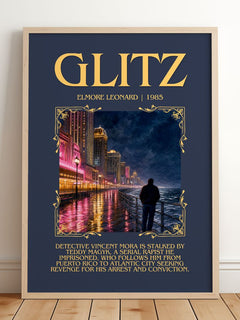 Glitz Minimalist Book Poster by Elmore Leonard – image 2