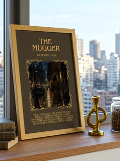 The Mugger Minimalist Book Poster by Ed McBain – image 3