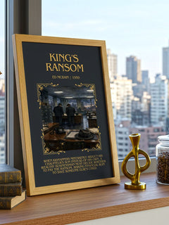 King's Ransom Minimalist Book Poster by Ed McBain – image 3