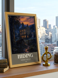 Hiding Book Cover Poster by Barbara Cartland – image 3