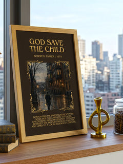 God Save the Child Minimalist Book Poster by Robert B. Parker – image 3