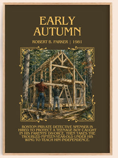 Early Autumn Minimalist Book Poster by Robert B. Parker – image 1