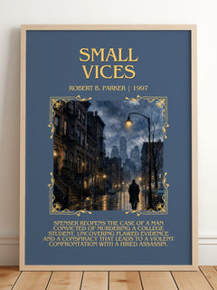 Small Vices Minimalist Book Poster by Robert B. Parker – image 2