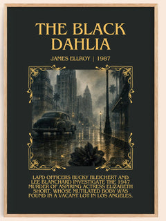 The Black Dahlia Minimalist Book Poster by James Ellroy – image 1