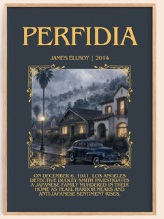 Perfidia Minimalist Book Poster by James Ellroy – image 1