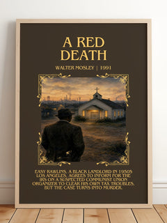A Red Death Minimalist Book Poster by Walter Mosley – image 2