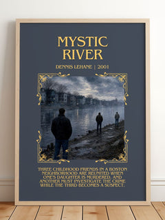 Mystic River Minimalist Book Poster by Dennis Lehane – image 2