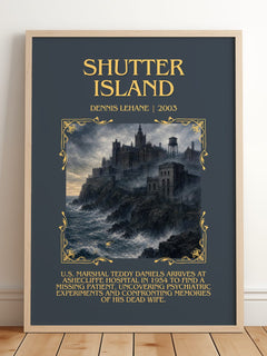 Shutter Island Minimalist Book Poster by Dennis Lehane – image 2
