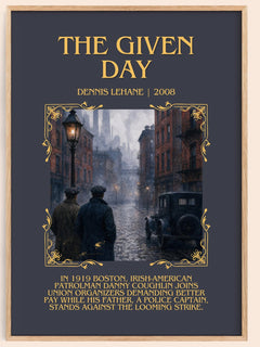 The Given Day Minimalist Book Poster by Dennis Lehane – image 1