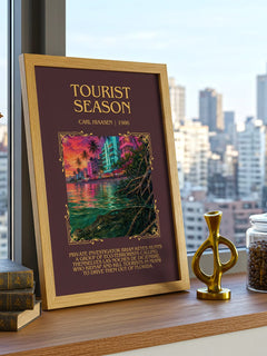 Tourist Season Minimalist Book Poster by Carl Hiaasen – image 3