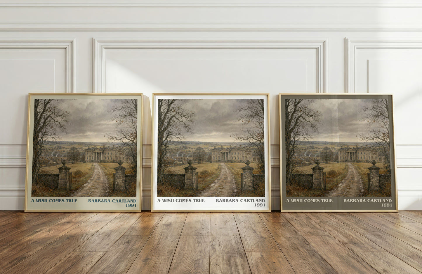 A Wish Comes True literary art print colour and style options – Barbara Cartland book art