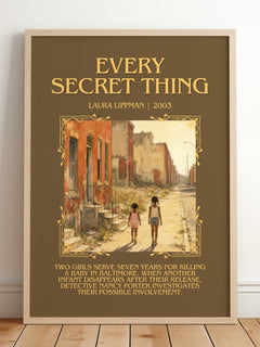 Every Secret Thing Minimalist Book Poster by Laura Lippman – image 2