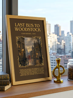 Last Bus to Woodstock Minimalist Book Poster by Colin Dexter – image 3