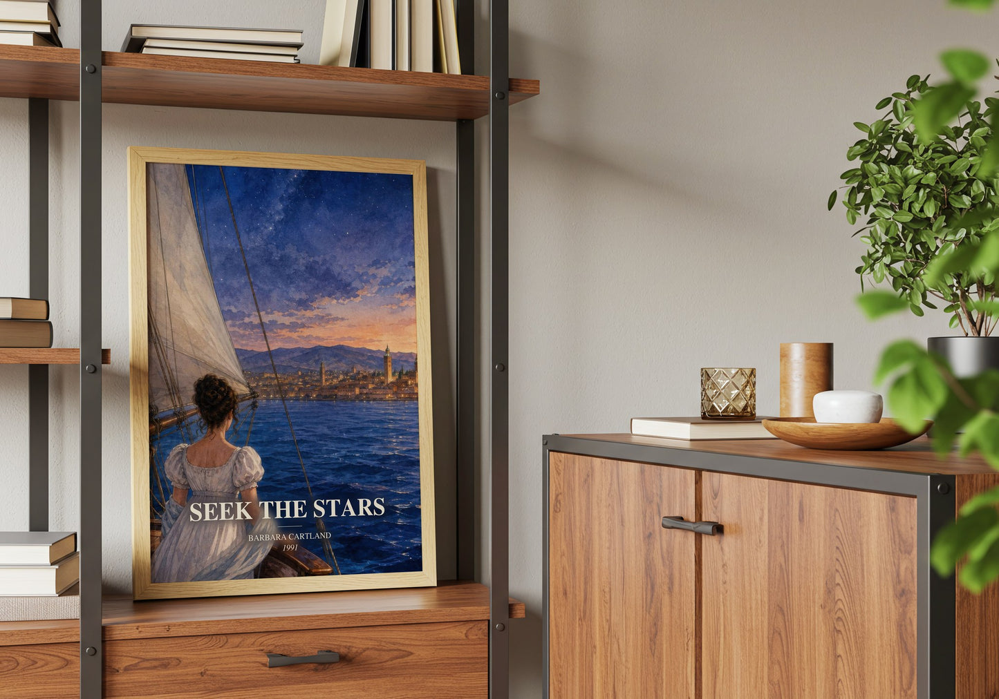 Seek The Stars book watercolour illustration paper finish options – matte satin gloss