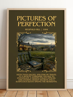 Pictures of Perfection Minimalist Book Poster by Reginald Hill – image 2