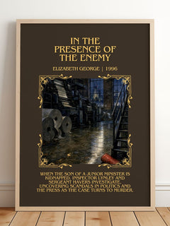 In the Presence of the Enemy Minimalist Book Poster by E. George – image 2