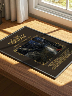 In the Presence of the Enemy Minimalist Book Poster by E. George – image 4