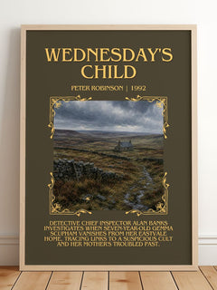 Wednesday's Child Minimalist Book Poster by Peter Robinson – image 2